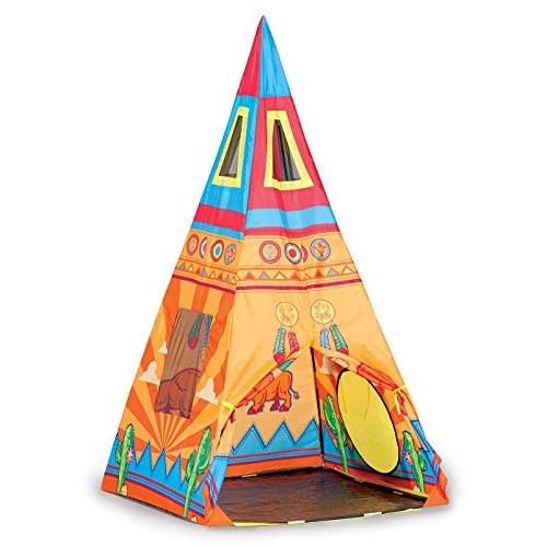 Pacific Play Tents Kids Santé Fe Giant Teepee Tent - 36 x 36 x 67
