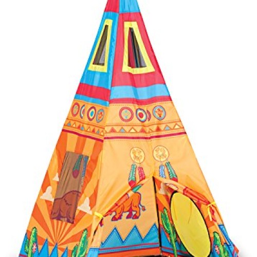 Pacific Play Tents Kids Santé Fe Giant Teepee Tent - 36 x 36 x 67