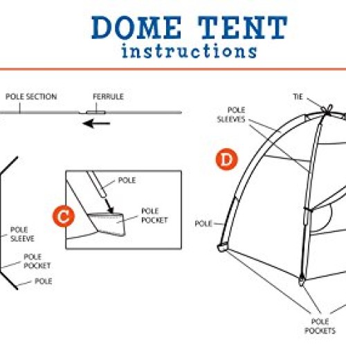 Pacific Play Tents Super Duper 4 Kid Dome Tent for Indoor / Outdoo...