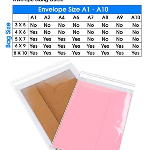 Pack It Chic - 4” X 6” 1000 Pack Clear Resealable Cellophane Cel...
