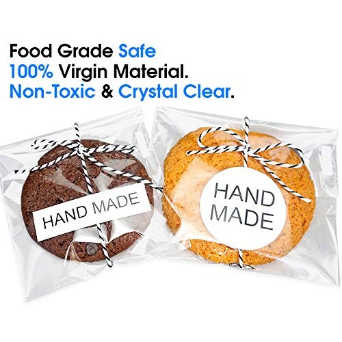Pack It Chic - 5” X 7” 1000 Pack Clear Resealable Cellophane Cel...