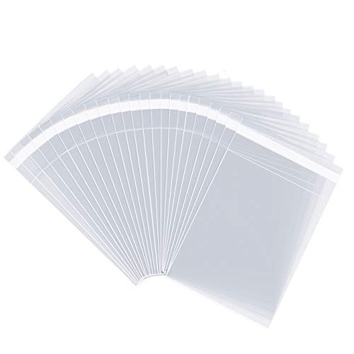 Pack It Chic - 5” X 7” 1000 Pack Clear Resealable Cellophane Cel...