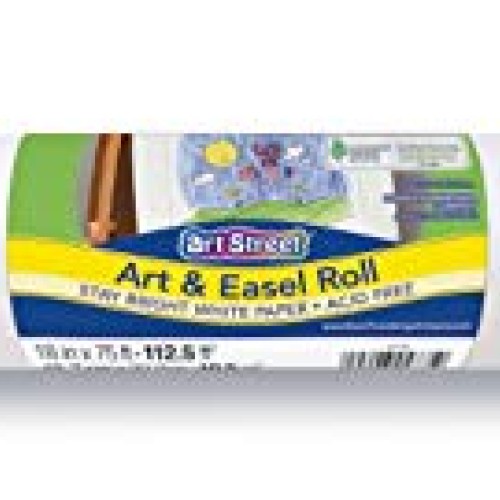 Art Street Art & Easel Roll, White, 18 x 75, 1 Roll