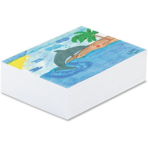 Pacon P3401 Newsprint Paper,8-1/2, 500 Sheet Pack, White