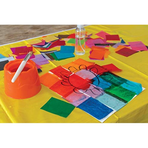 Pacon SpectraR Assorted Color Tissue Pack, 12 x 18, 25 Colors,...