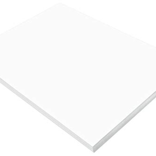 Pacon SunWorks Construction Paper, 18 x 24, 100-Count, Bright Wh...