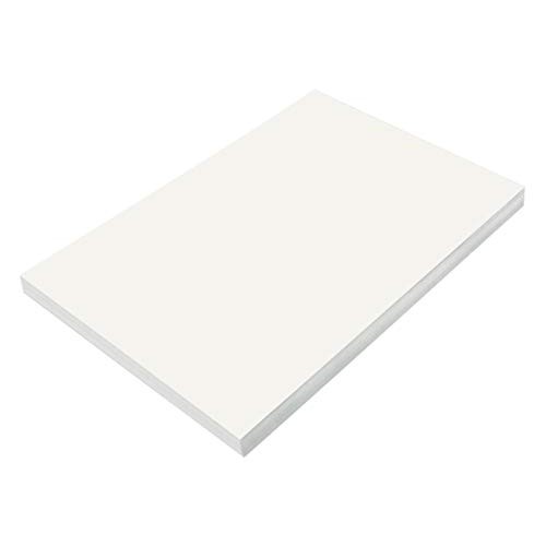 SunWorks Construction Paper, White, 12 x 18, 100 Sheets