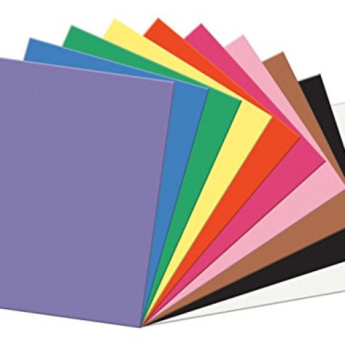 SunWorks PAC6518 Construction Paper, 10 Assorted Colors, 18 x 24...