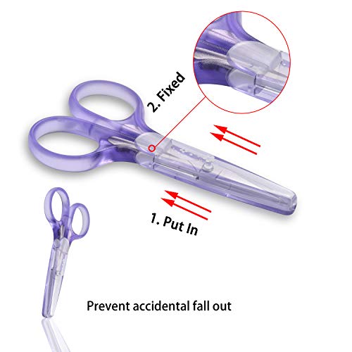 PAFASON Stainless Steel Curved & Straight Embroidery Detail Scisso...