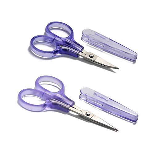 PAFASON Stainless Steel Curved & Straight Embroidery Detail Scisso...