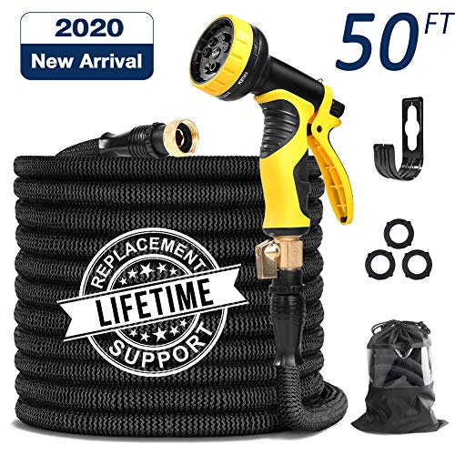 Page Hodge Expandable Garden Hose, 50ft Flexible Water Hose with A...