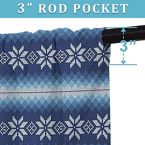 Blackout Curtain Panels Traditional Scandinavian Needlework Inspir...