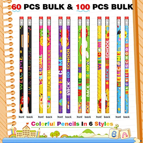 Pajean 100 Pcs Welcome Back to School Pencils First Day of Holiday...
