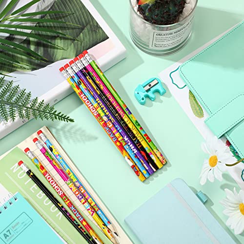 Pajean 100 Pcs Welcome Back to School Pencils First Day of Holiday...