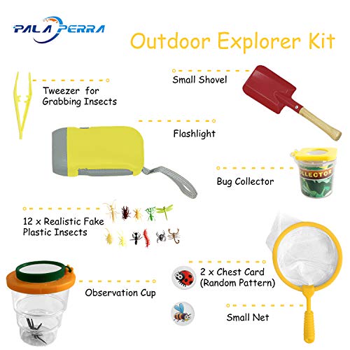 PALA PERRA Kids Explorer Set, Outdoor Explorer Kit for Kids, 27pcs...