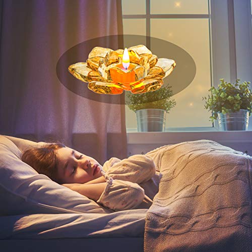 Palksky Lotus Tealight Candles Holders Resin Mold, Flower Candlest...