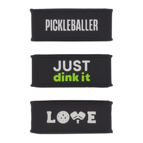 Pickleball Grip Bands – Secures Overgrip – One Size Fits All Paddl...