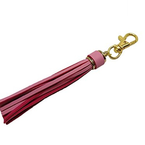 5.9 15pcs PU Leather Tassel with Lobster Swivel, Keychain for Ha...