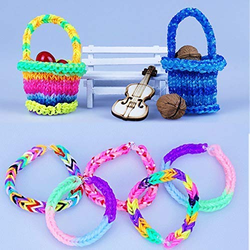 Panaoxf Colorful Rubber Band Bracelet Loom Refill Kit for Kids wit...