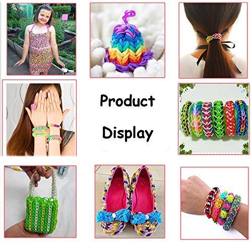 Panaoxf Colorful Rubber Band Bracelet Loom Refill Kit for Kids wit...