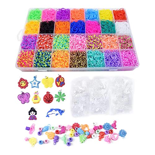 Panaoxf Colorful Rubber Band Bracelet Loom Refill Kit for Kids wit...