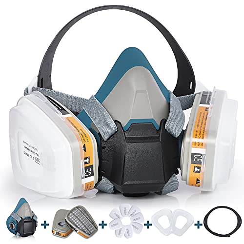 Reusable Half Facepiece Dustproof Respirator - Organic Gas Dust Ch...