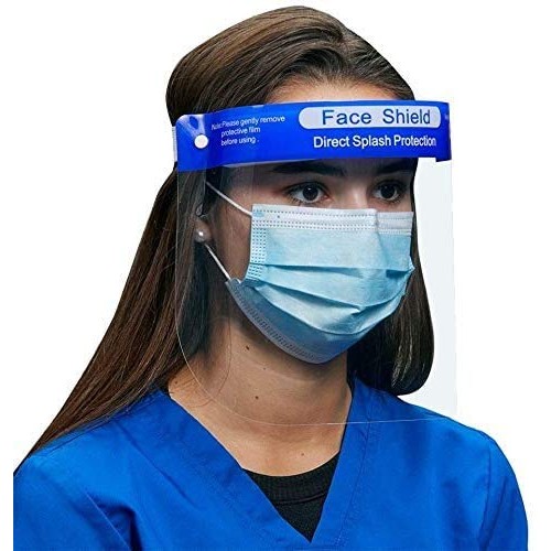 240 Pack of Protective Face Shields by ICU Health - Full Coverage ...