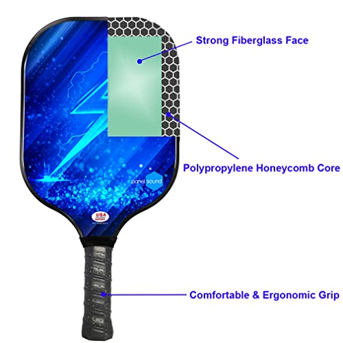 Panel Sound USAPA Approved Pickleball Paddle Set Lightweight Pickl...