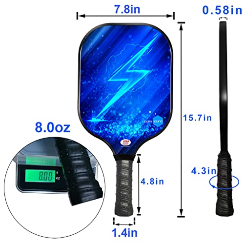 Panel Sound USAPA Approved Pickleball Paddle Set Lightweight Pickl...