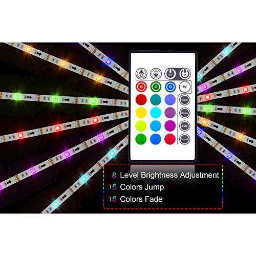 PANGTON VILLA Led Strip Lights 6.56ft for 40-60in TV, USB LED TV B...