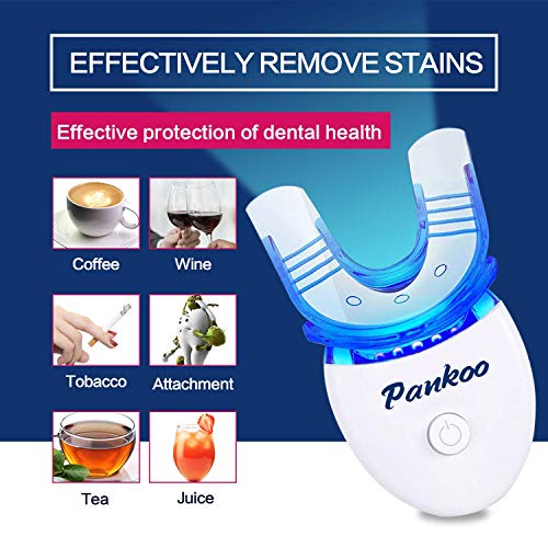 Teeth Whitening Kit with LED Light at Home for Sensitive Teeth,Pro...