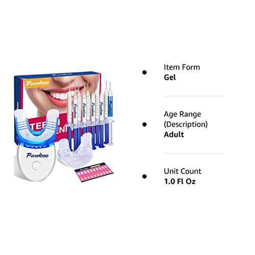 Teeth Whitening Kit with LED Light at Home for Sensitive Teeth,Pro...
