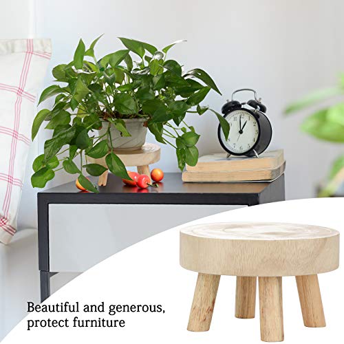 Panow Wood Grain Plant Stands Flower Pot Holder, Plant Display She...