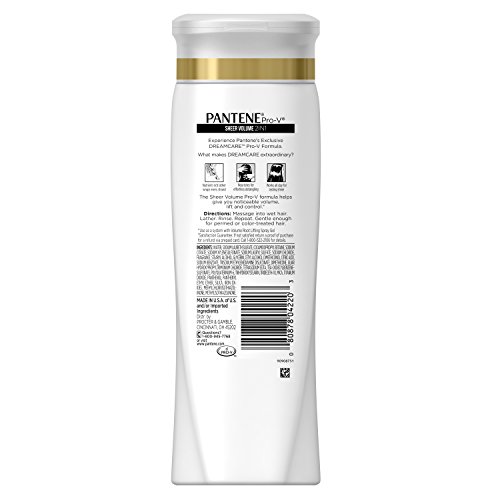 Pantene Pro-V 2 in 1 Shampoo & Conditioner, Sheer Volume with Coll...