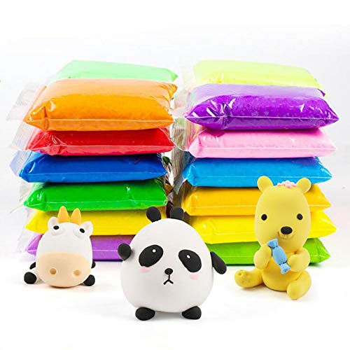 24 Colors Air Dry Clay，DIY Creative Modeling Clay，Light DIY Clay...