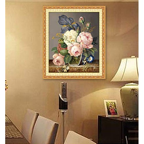 PAOMIAN Needlework,DIY Cross Stitch,Sets for Embroidery Kits, Peon...