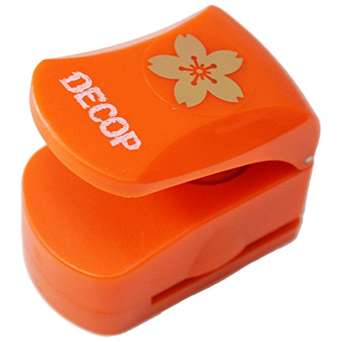 DECOP Embossed Craft Punch 25mm 1inch Sakura Cherry Blossoms Small