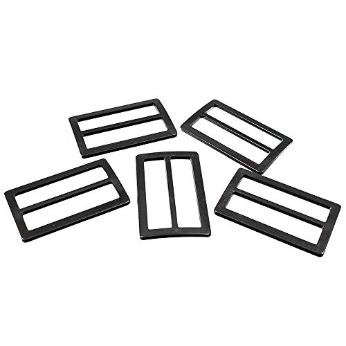 Paracord Planet Flat Tri Glides - metal Black Fits 1 ½ Inch Web...