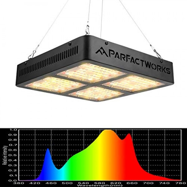 PARFACTWORKS RA2000W Full Spectrum LED Grow Light Growth Lighting ...