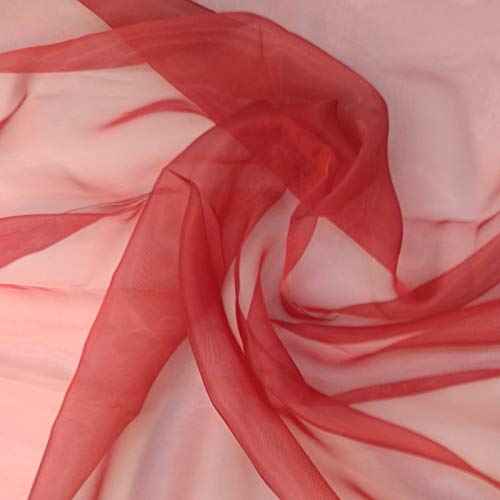 Parfair Dessin Organza by Yard - 44 Wide for Bridal Solid Sheer O...
