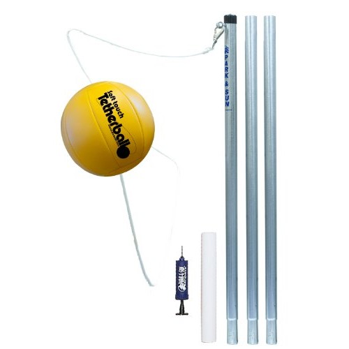 Park & Sun Sports Permanent Outdoor Tetherball Set with Accessorie...