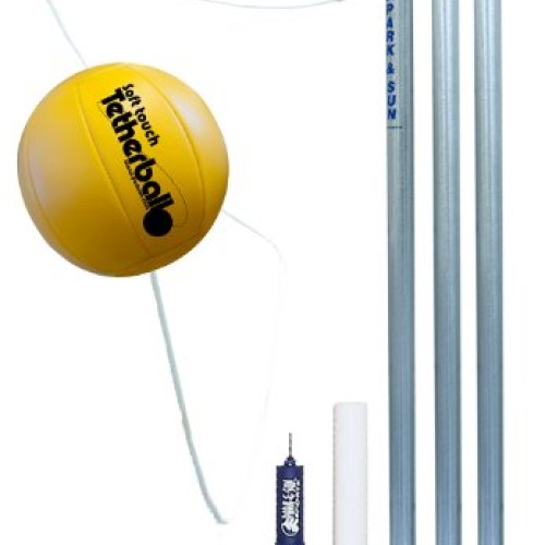 Park & Sun Sports Permanent Outdoor Tetherball Set with Accessorie...
