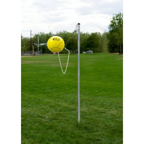 Park & Sun Sports Permanent Outdoor Tetherball Set with Accessorie...