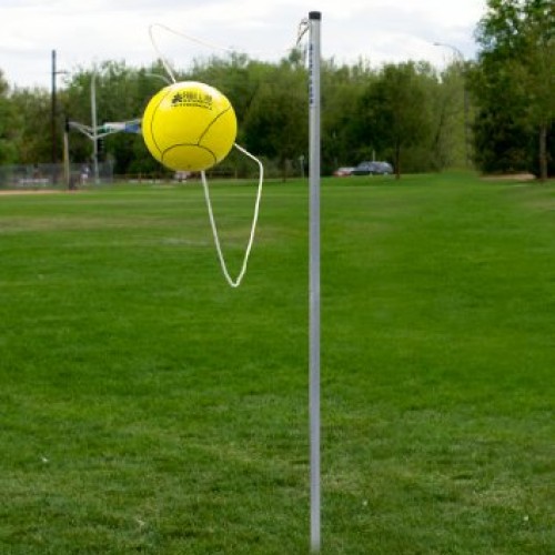 Park & Sun Sports Permanent Outdoor Tetherball Set with Accessorie...