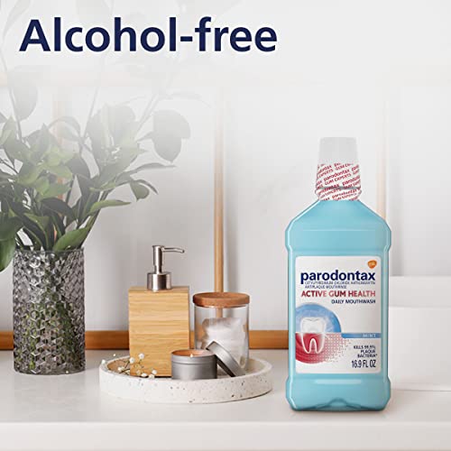 Parodontax Active Gum Health Mouthwash, Antiplaque and Antigingivi...