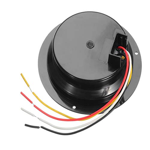 Partsam 2Pcs 4 Inch Round LED Trailer Tail Lights White Red Taill...