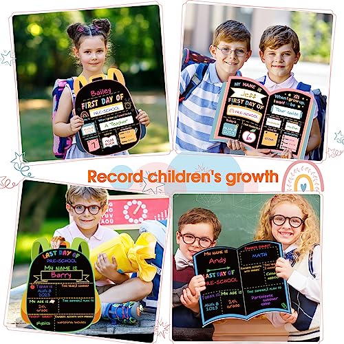Pasimy First and Last Day of School Chalkboard Back to School Boar...