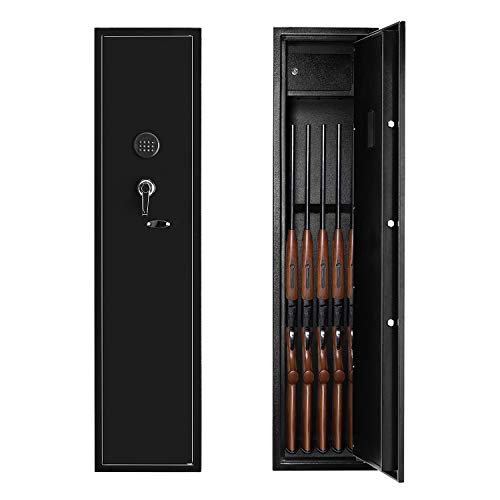 Pataku Rifle Safe 5 Storage Cabinet for Home Long Safe wit...
