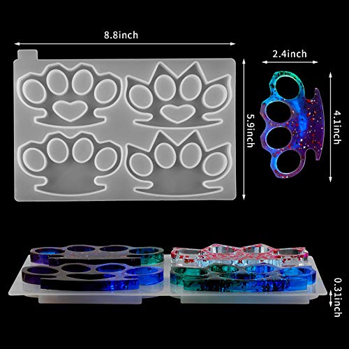Knuckles Resin Mould, Silicone Finger Keychain Mould Epoxy Casting...
