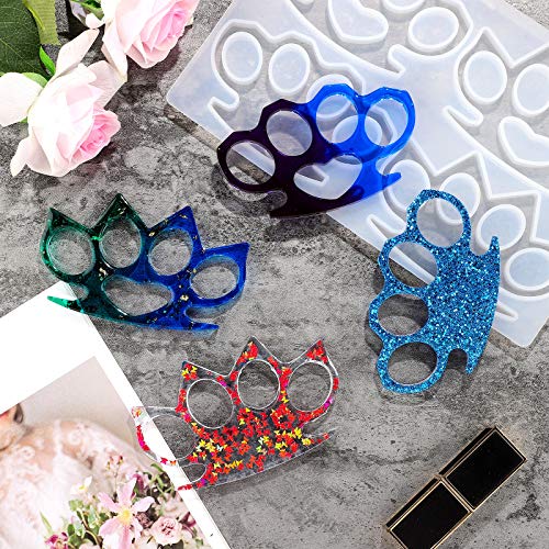 Knuckles Resin Mould, Silicone Finger Keychain Mould Epoxy Casting...